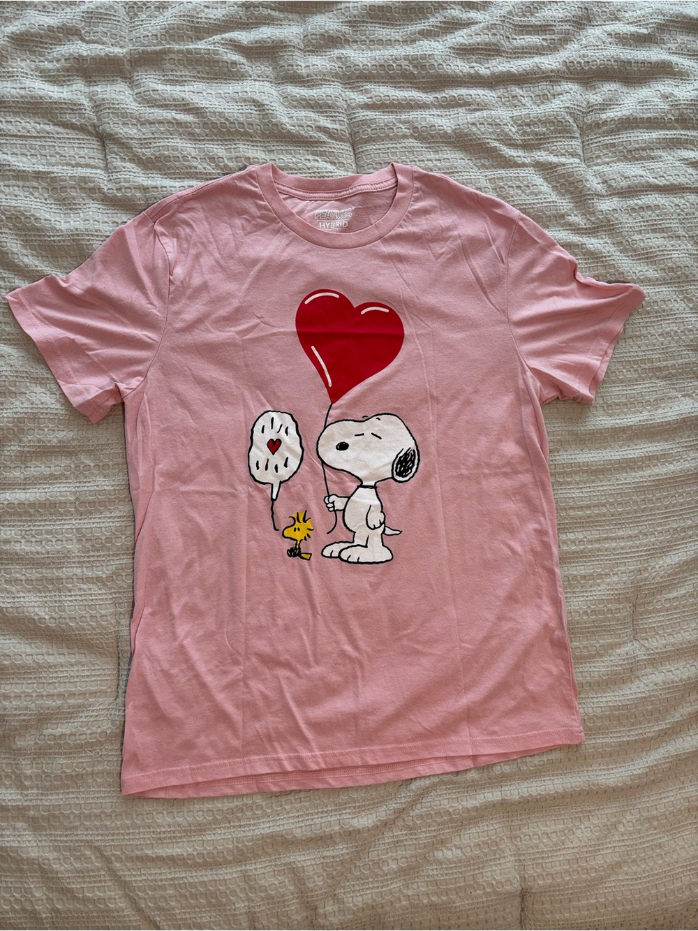 Peanuts Pink Interior Label Tee